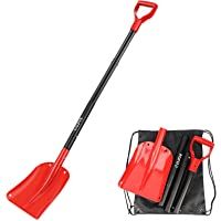 COFIT 110cm - 120cm Pala de Nieve de Aleación de Aluminio Extra Larga y Escalable Estructura de Diseño 4 en 1 para Coche…